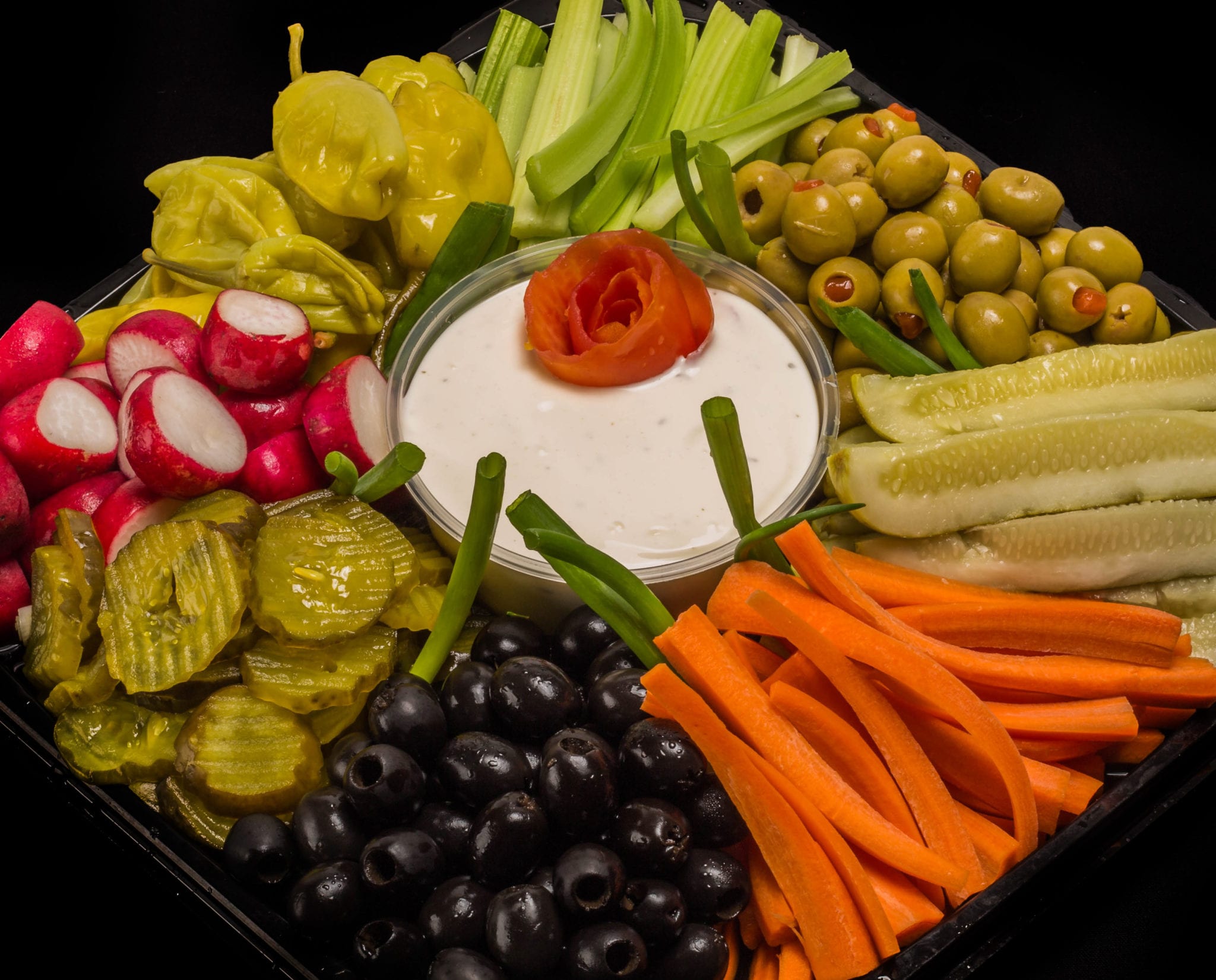 Fresh Vegetable And Relish Tray Kenricks Meats And Catering